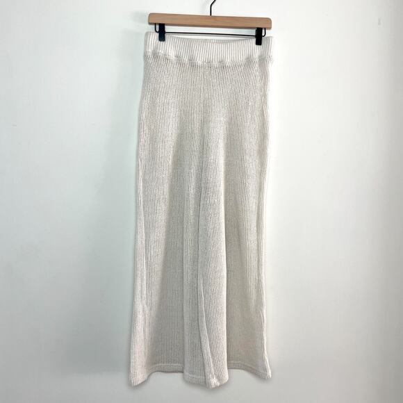 Free People Pants - Free People Boho Coastal Minimalist Quiet Luxury Open Knit Lounge Pants Sz S